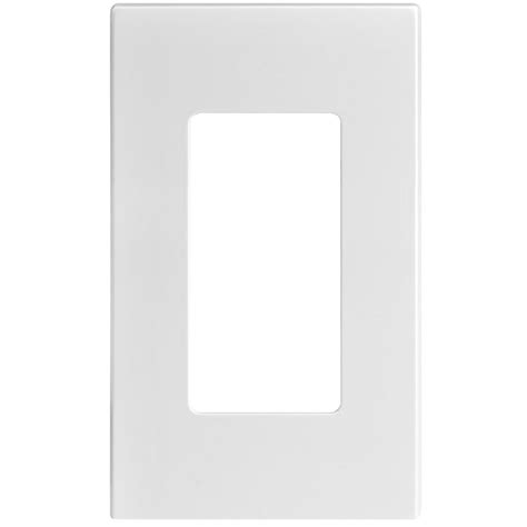 leviton decora screwless wall plates.